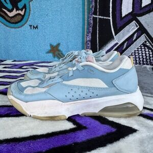 Size 6.5 - Nike Womens Jordan‎ Air 200E Air Max Summit White Blue Shoes